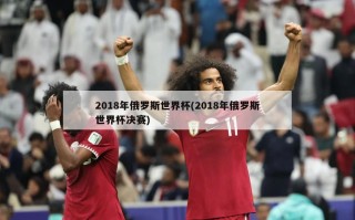 2018年俄罗斯世界杯(2018年俄罗斯世界杯决赛)